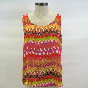 NUE OPTIONS Sleeveless Camisole Blouse Tank Top Multicolor